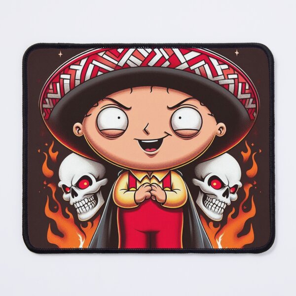 Item preview, Halloween Stewie with a sombrero sticker designed and sold by SaraDatCool.