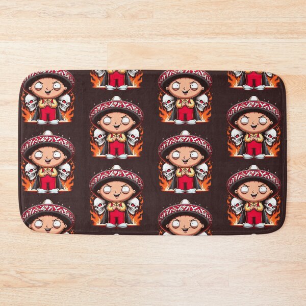 Item preview, Halloween Stewie with a sombrero sticker designed and sold by SaraDatCool.