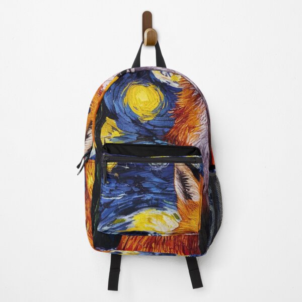Artikelvorschau, Fuchsporträt. Fantasiefuchs im Stil von Vincent van Gogh entworfen und verkauft von FoxVibes.