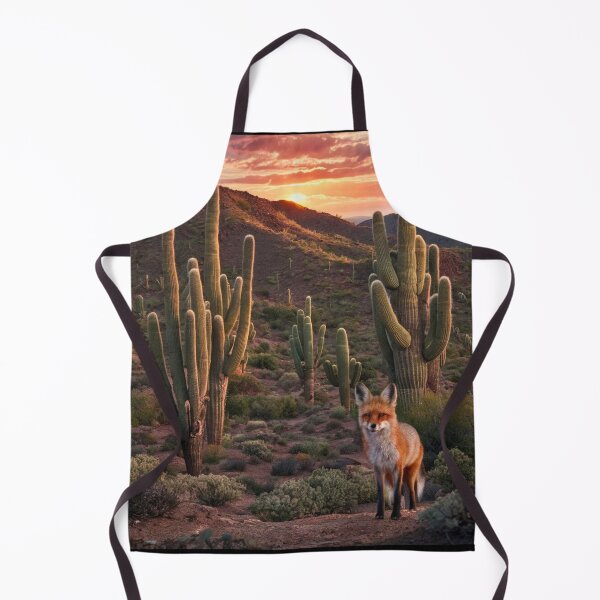 Item preview, Fox Portrait. arizona desert, arizona nature saguaro cacti designed and sold by FoxVibes.