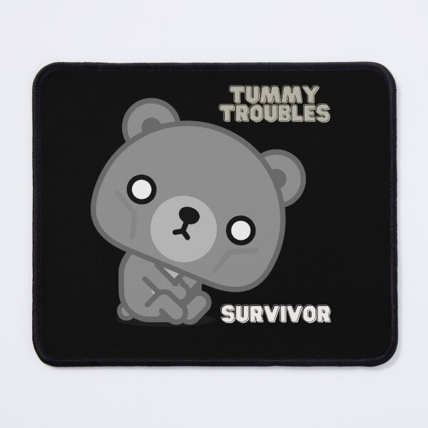 Item preview, Tummy Troubles Survivor Grey designed and sold by SleepingFoxy.