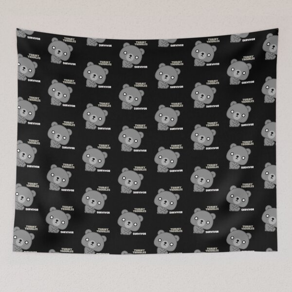 Item preview, Tummy Troubles Survivor Grey designed and sold by SleepingFoxy.