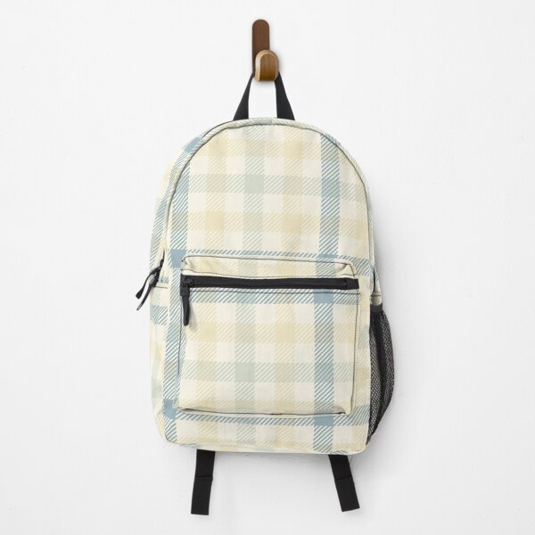 Item preview, Elegant Beige and Blue Plaid | Pastel Plaid | Spring Plaid | Summer Print | Multicolor plaid or tartan, checks, checkered Print designed and sold by RSDigitalPrintDesign.