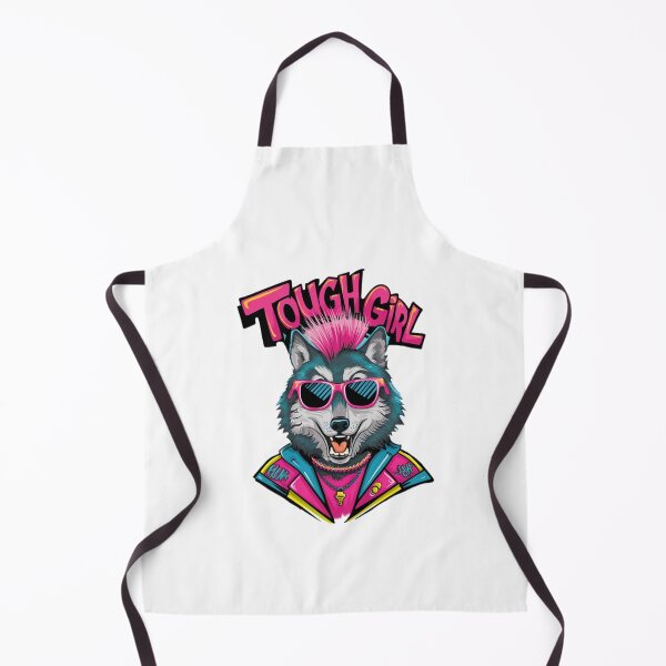 Item preview, Tough Girl Graffiti Wolf, Funny Wolf Cliparts , Funny Graffiti Animals designed and sold by SnuggleSafari.
