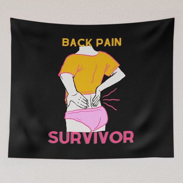 Item preview, Back Pain Survivor designed and sold by SleepingFoxy.