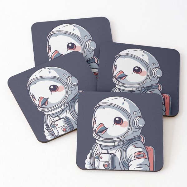 Item preview, Cute Space Pigeon Astronaut  designed and sold by Atlantico54.