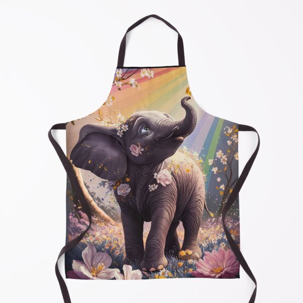 Item preview, Elephant Portrait. cute elephant, spring vibe designed and sold by ElephantVibes.