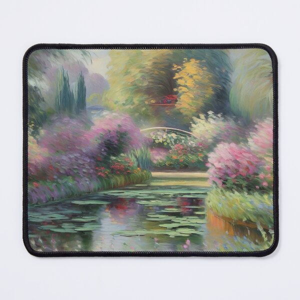 Item preview, Inspired By Claude Monet Garden Painting designed and sold by Tamas Das.