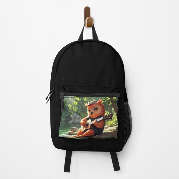 Item preview, Guitarist Orange Owl designed and sold by Artbellachi.
