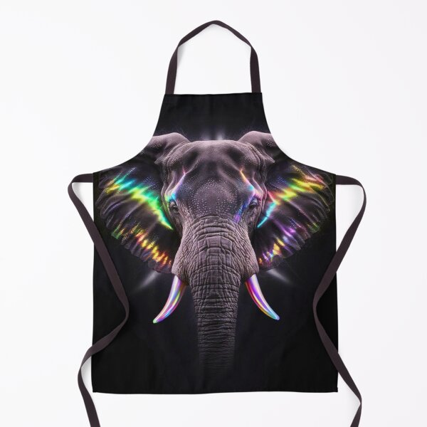 Item preview, Elephant Portrait. colorful elephant designed and sold by ElephantVibes.