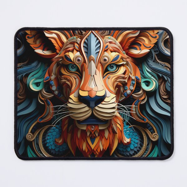 Item preview, AI Style Lion Themed Art Design designed and sold by mondmakes.