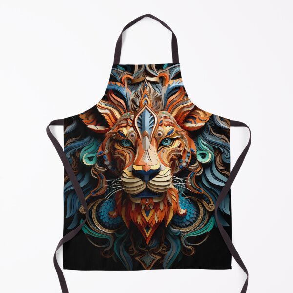 Item preview, AI Style Lion Themed Art Design designed and sold by mondmakes.