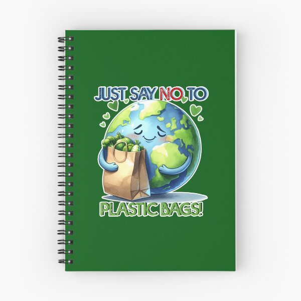 Item preview, Earth Day Just Say No To Plastic designed and sold by WoodburyLake.
