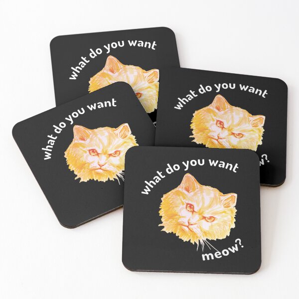 Item preview, what do you want meow? designed and sold by umasharda.