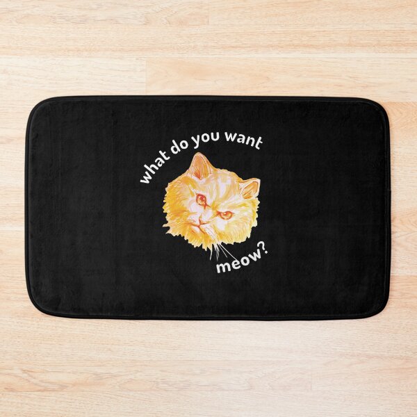 Item preview, what do you want meow? designed and sold by umasharda.
