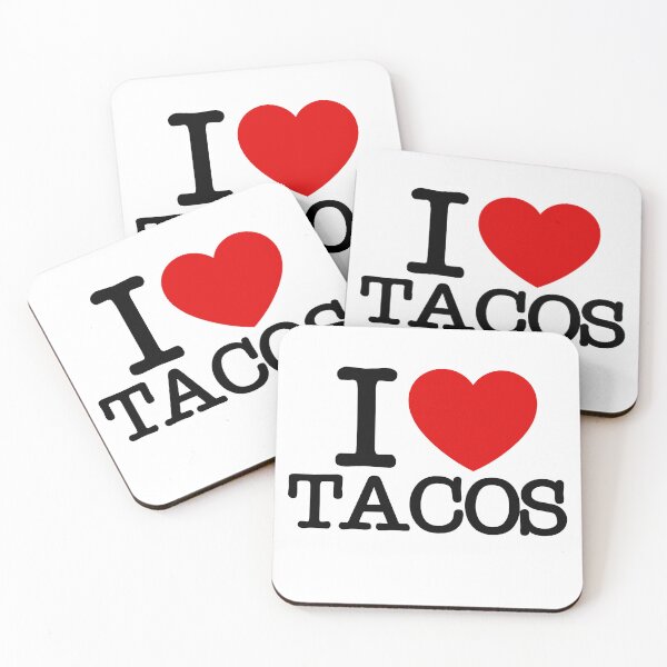 Item preview, I LOVE TACOS / I  ❤ TACOS   designed and sold by NostalgicLatin.