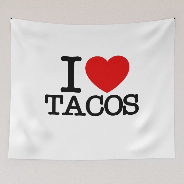 Item preview, I LOVE TACOS / I  ❤ TACOS   designed and sold by NostalgicLatin.