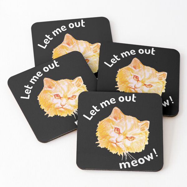 Item preview, Let me out meow! designed and sold by umasharda.