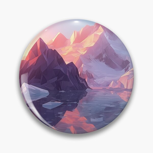 Item preview, Geometric Glaciers designed and sold by PrintPulseInk.