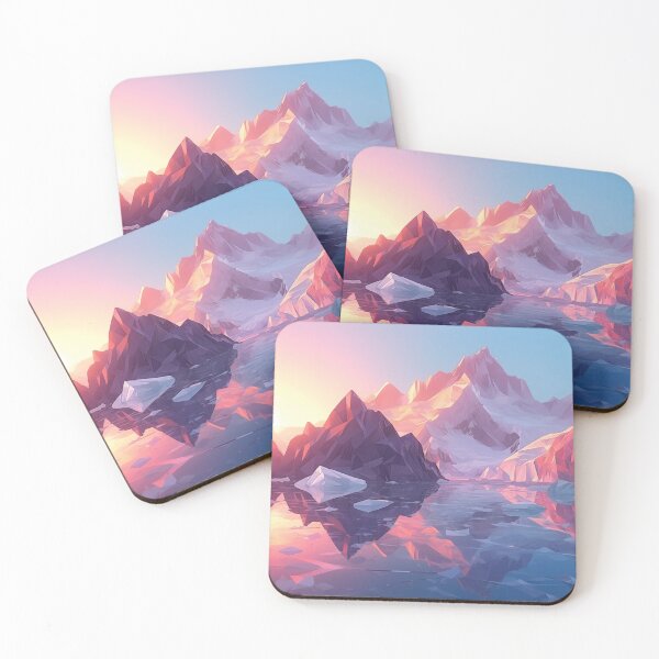 Item preview, Geometric Glaciers designed and sold by PrintPulseInk.