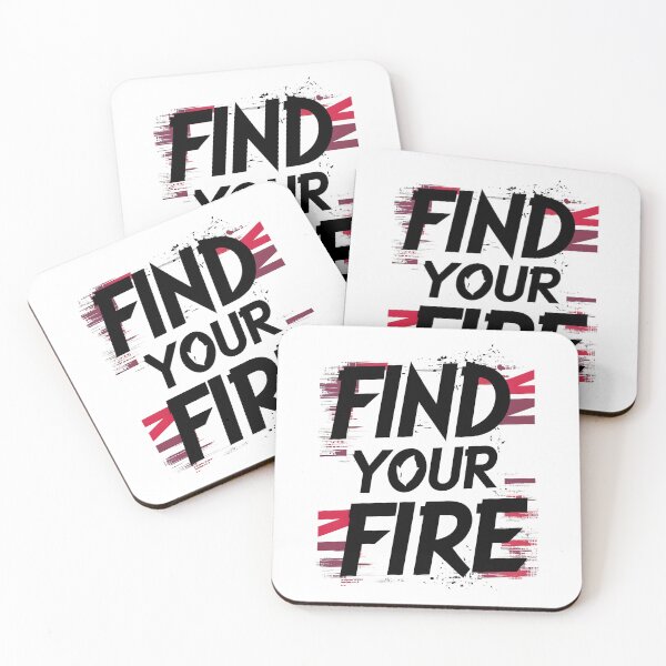 Item preview, FIND YOUR FIRE: Be Inspired to Find Your Passion in Red & Black designed and sold by SplashTastic.