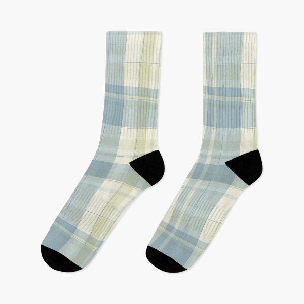 Item preview, Elegant Beige and Blue Plaid | Pastel Plaid | Spring Plaid | Summer Print | Multicolor plaid or tartan, checks, checkered Print  designed and sold by RSDigitalPrintDesign.