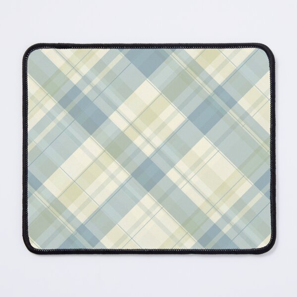 Item preview, Elegant Beige and Blue Plaid | Pastel Plaid | Spring Plaid | Summer Print | Multicolor plaid or tartan, checks, checkered Print designed and sold by RSDigitalPrintDesign.