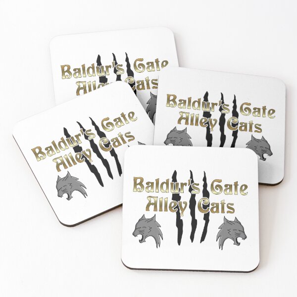 Item preview, Baldur's Gate Alley Cats Professional Logo designed and sold by PhoenixResin.