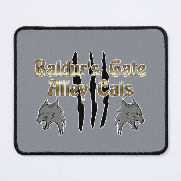 Item preview, Baldur's Gate Alley Cats Professional Logo designed and sold by PhoenixResin.
