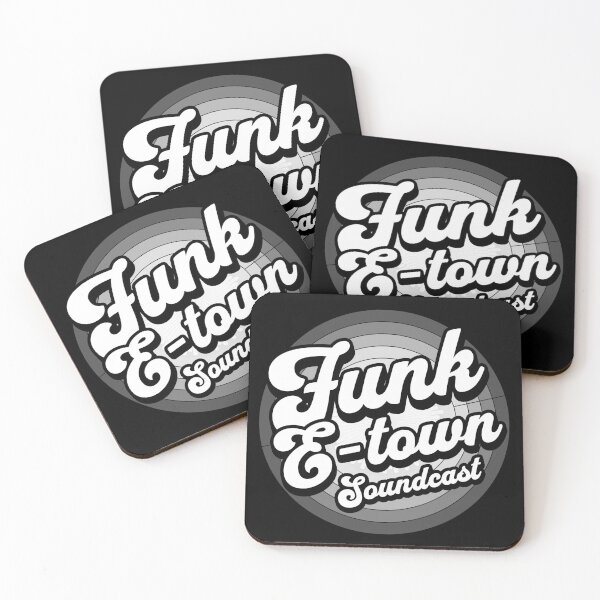 Item preview, FUNK E-TOWN SOUNDCAST  - Staged Gradient Logo (Grey)  designed and sold by Discothreadz.