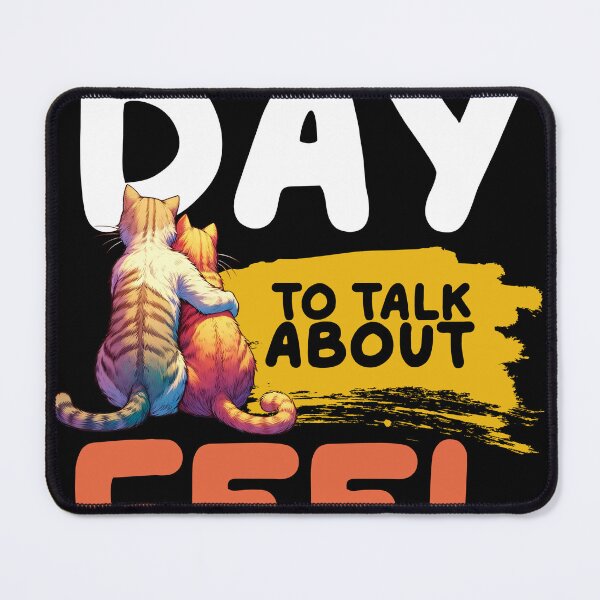 Item preview, It's A Good Day to Talk About Feelings | cats feelings designed and sold by Ninja-Cat-Corp.