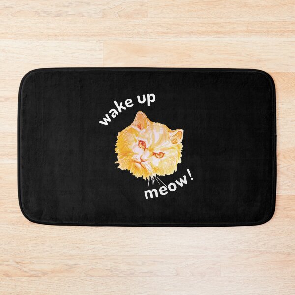 Item preview, Wake up meow! designed and sold by umasharda.