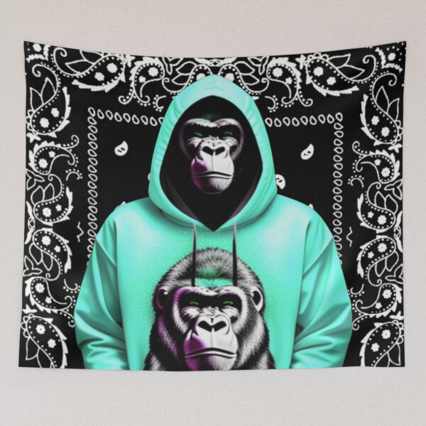 Item preview, Gorilla in hoodie  designed and sold by Roxburylane.