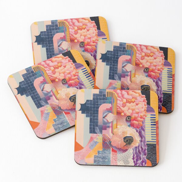 Item preview, Abstract poodle designed and sold by FlowersColorful.