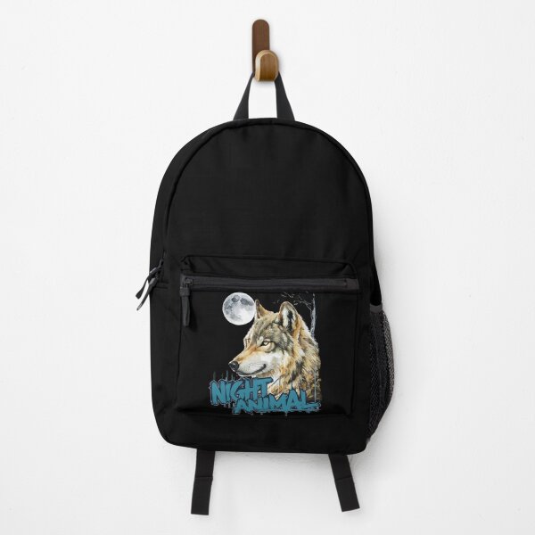 Item preview, NIGHT ANIMAL - WOLF IN THE FOREST designed and sold by justyna-s28.