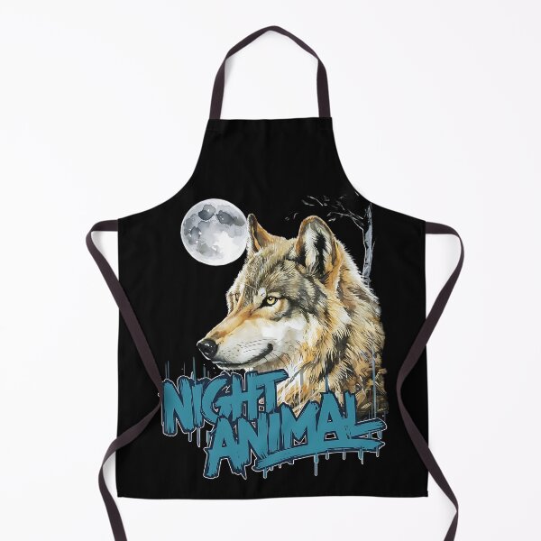 Item preview, NIGHT ANIMAL - WOLF IN THE FOREST designed and sold by justyna-s28.