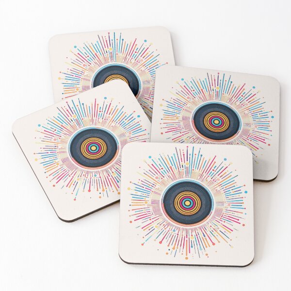 Item preview, Explosion of Color: Abstract Artistic Radiance - Modern Home Decor designed and sold by FarBeyound.