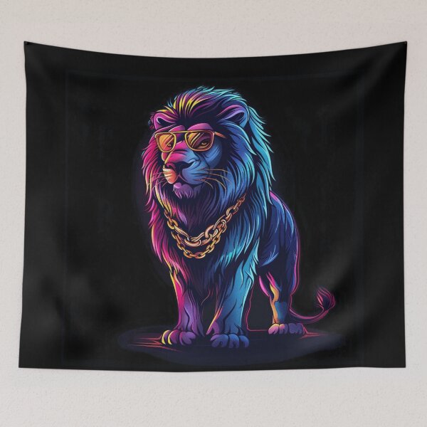 Item preview, Neon Lion designed and sold by Myra365Art.