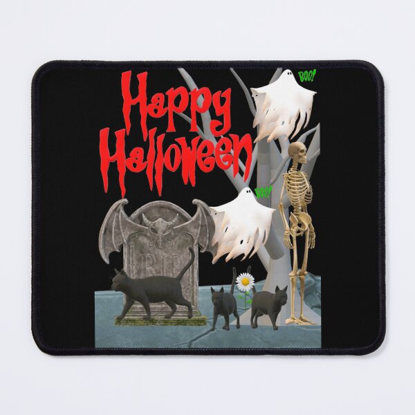Item preview, Black Cat Happy Halloween Boo designed and sold by kel72.