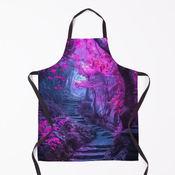 Item preview, Neon Secrets: Enchanted Trail in the Japanese Mystical Forest designed and sold by Mullet Monkey.