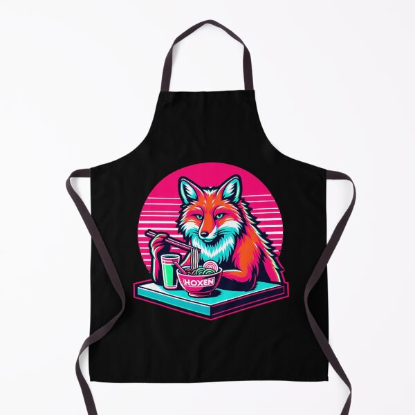 Item preview, Fox Eating Ramen designed and sold by PeelZinc.