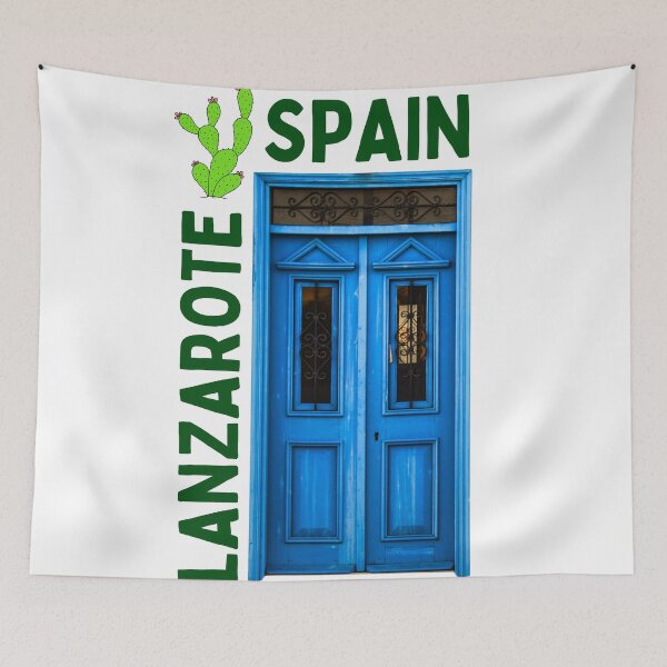 Item preview, Lanzarote Poster Wall Art Spain Poster Travel Poster, cacti  designed and sold by CyberArtistOne.
