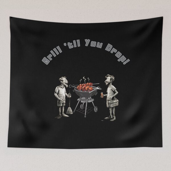 Item preview, Grill 'til You Drop! designed and sold by mirciashop.