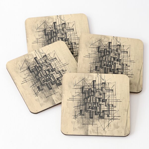 Item preview, Labyrinthine Abstract Composition designed and sold by palmyst.