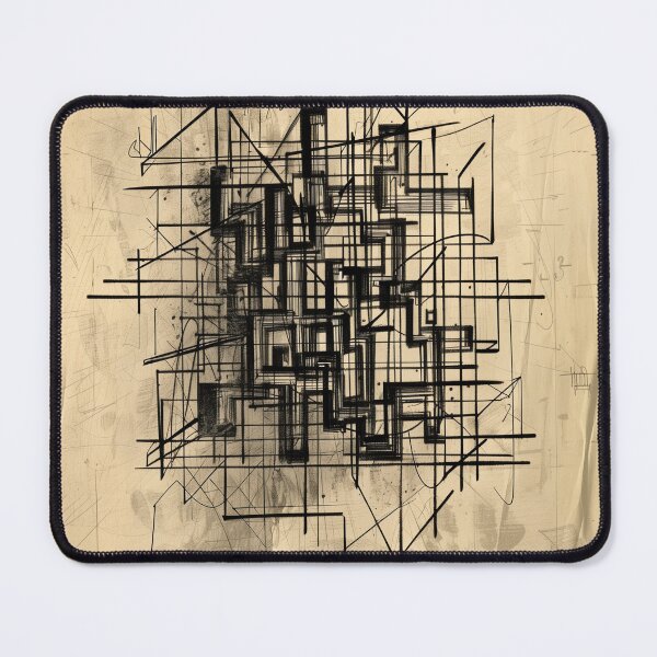 Item preview, Labyrinthine Abstract Composition designed and sold by palmyst.
