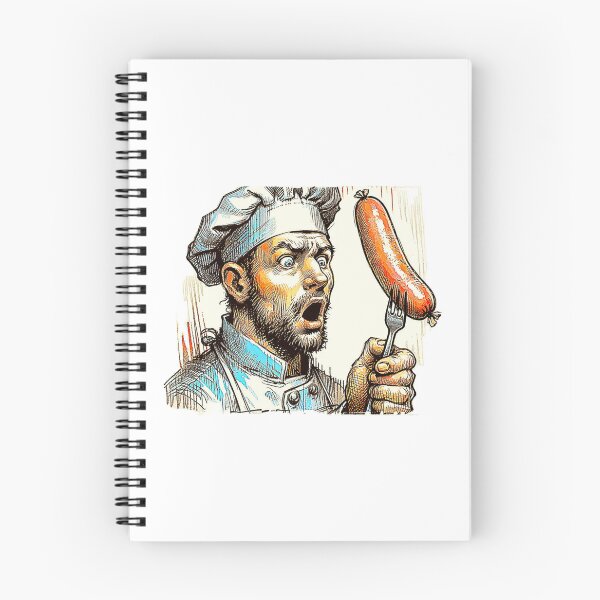 Item preview, The Cook, sausage on a Fork. Chef designed and sold by Get-Forked.