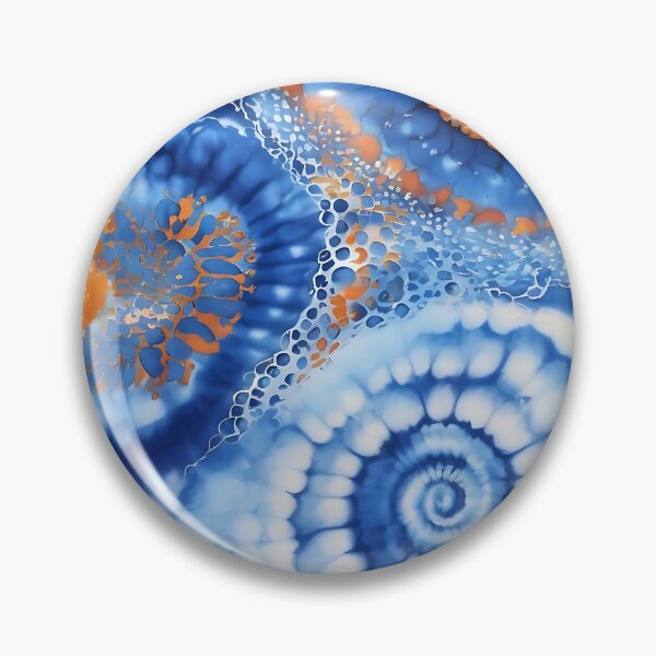 Item preview, Blue Tie and Dye Shibori  designed and sold by Tamas Das.