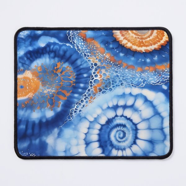 Item preview, Blue Tie and Dye Shibori  designed and sold by Tamas Das.