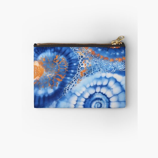 Artikelvorschau, Blaues Shibori-Batikmuster entworfen und verkauft von Tamas Das.