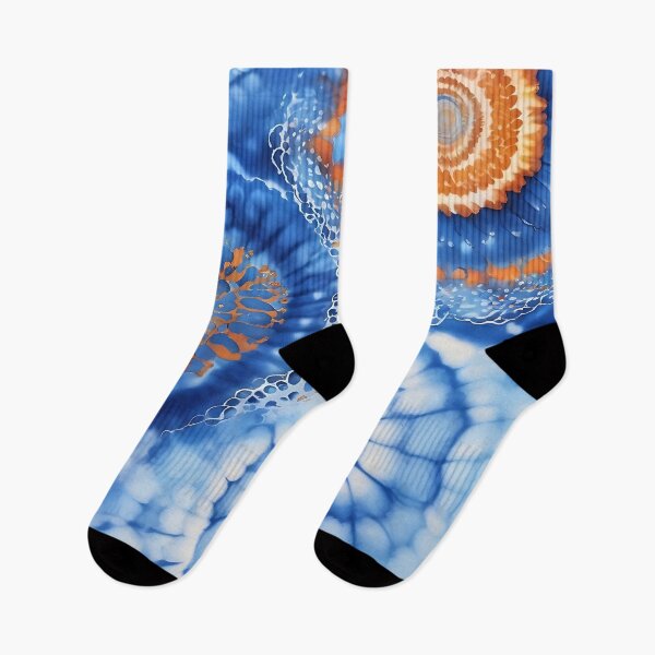 Item preview, Blue Tie and Dye Shibori  designed and sold by Tamas Das.